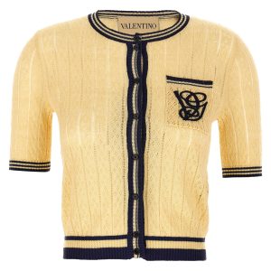 Valentino Garavani VG embroidery cardigan