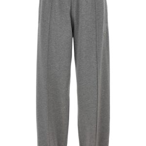 Metallic logo joggers