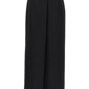 Long skirt back slit