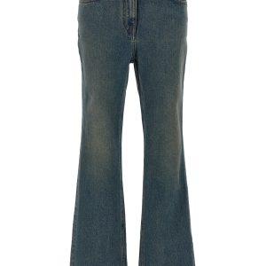 Chain jeans with logo