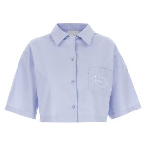 Logo embroidery shirt