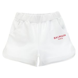 Embossed logo shorts