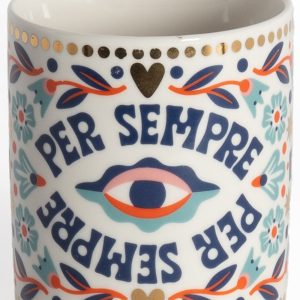 Porcelain 'Per Sempre' mug