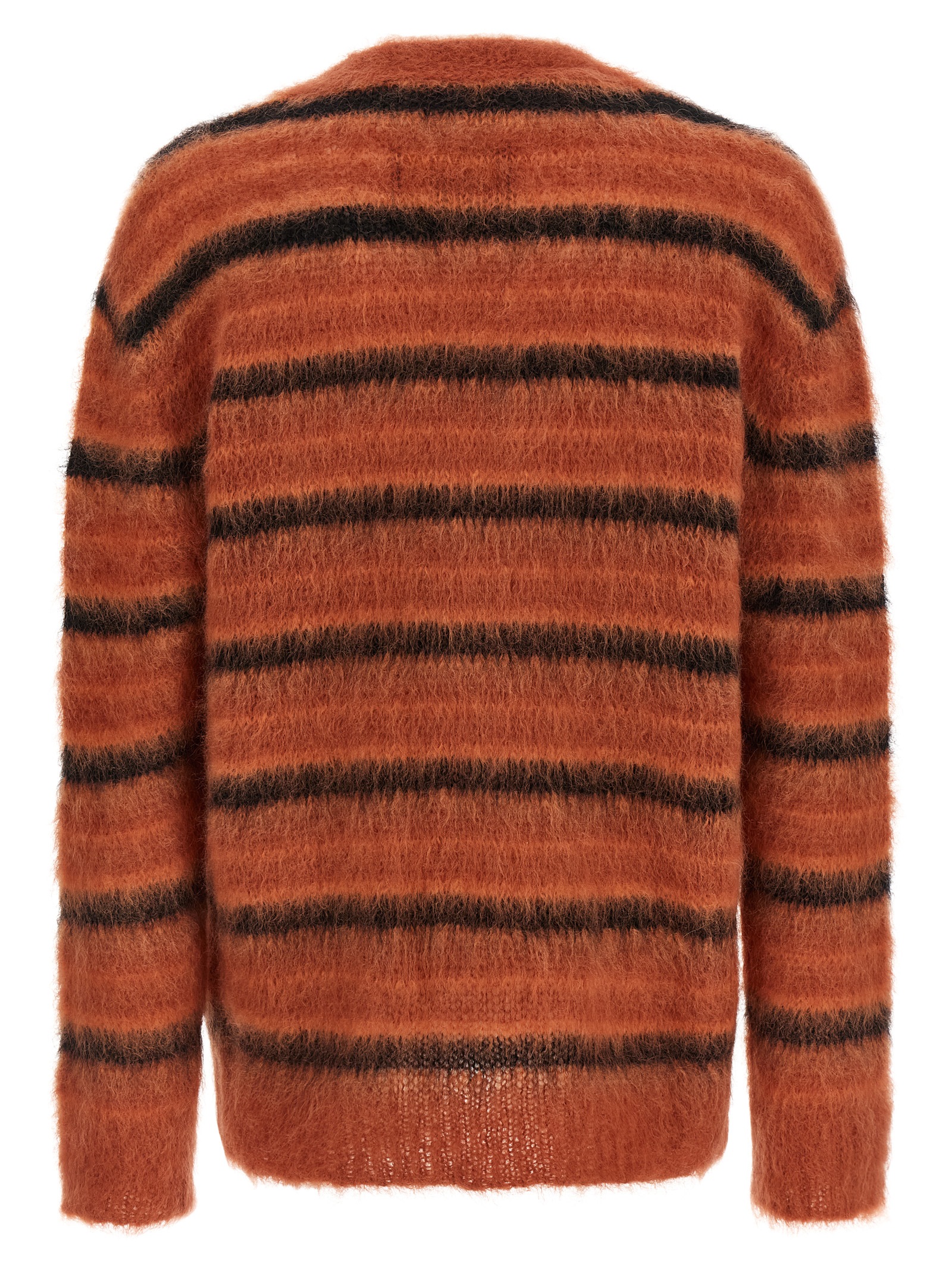 Brushed striped cardigan - immagine 2