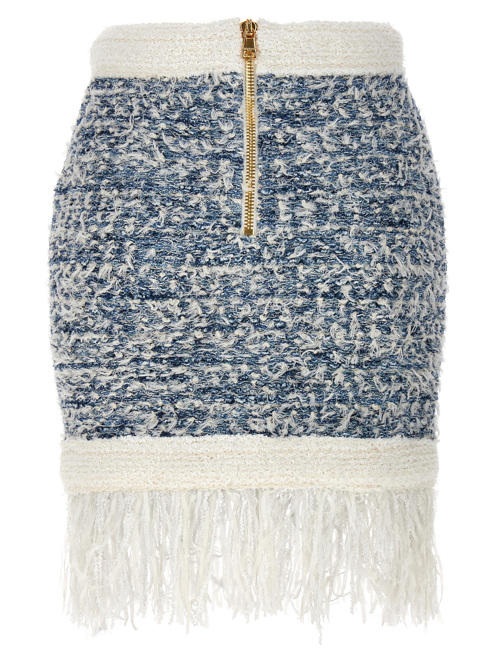 Fringed tweed skirt - immagine 2