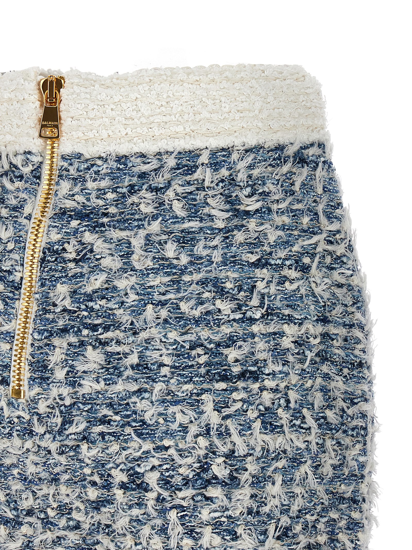 Fringed tweed skirt - immagine 4