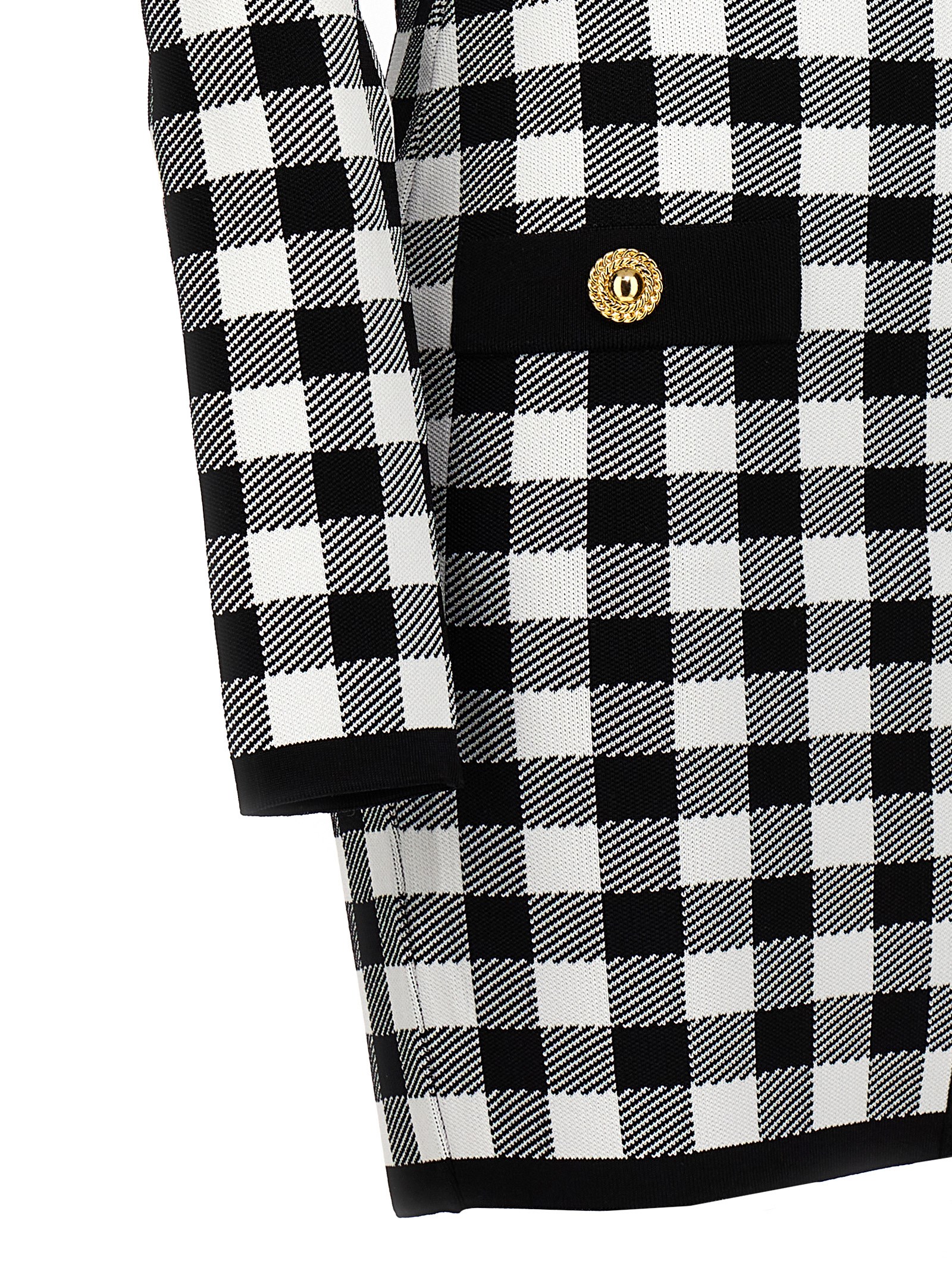 Vichy knit dress - immagine 4