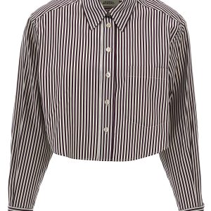 'Fleora' cropped shirt