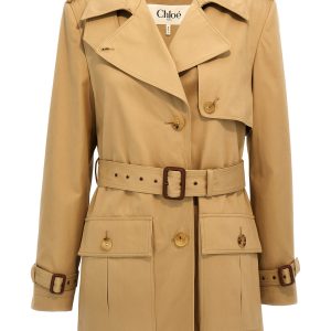 Cotton trench coat