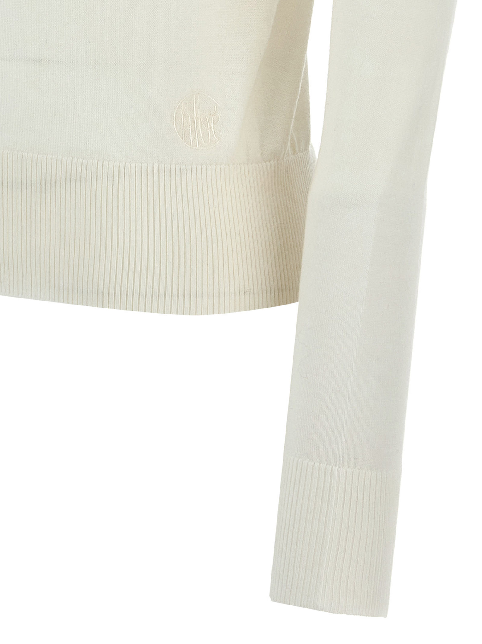 Logo embroidery turtleneck sweater - immagine 4