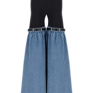 'Hybrid Denim Flare' pants