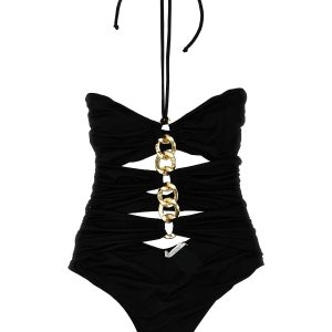 Chain one-piece swimsuit