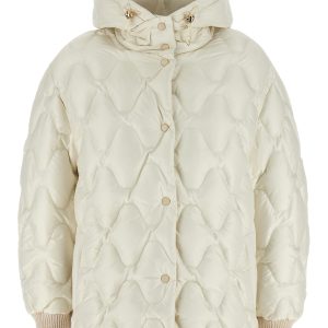 Hooded down jacket