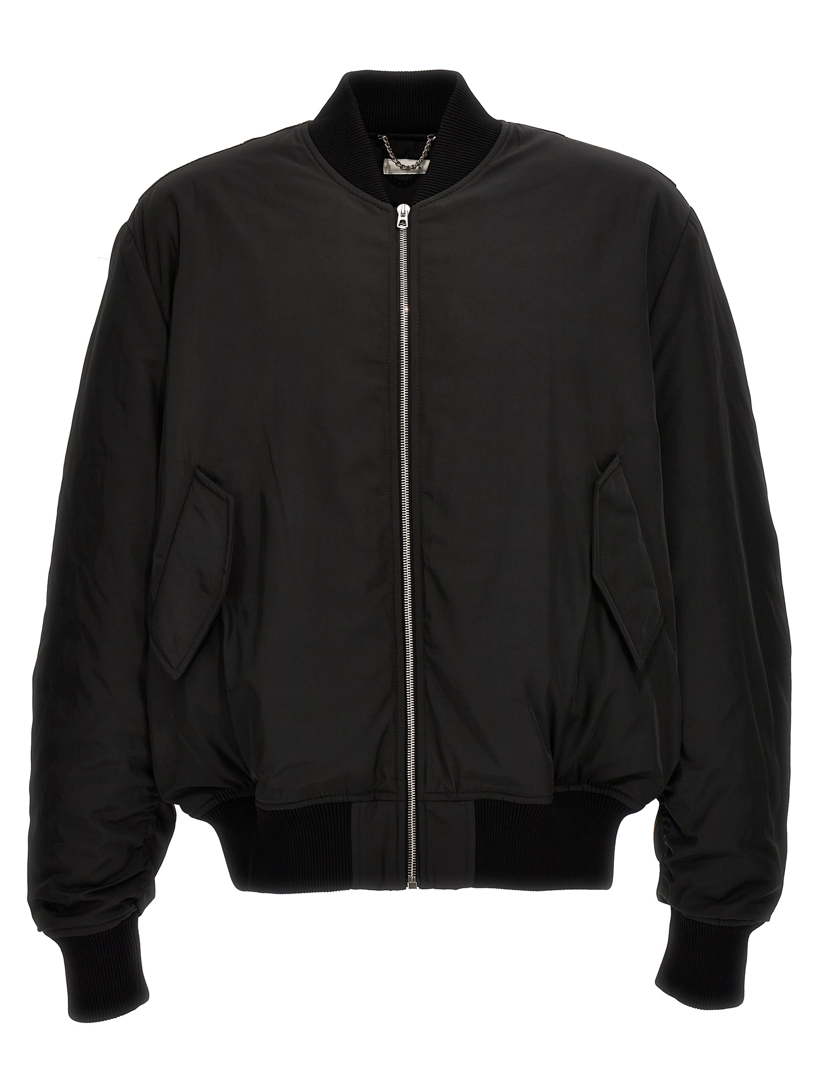 Nylon bomber jacket