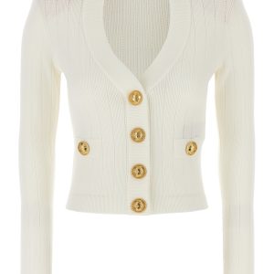 Logo buttons cardigan