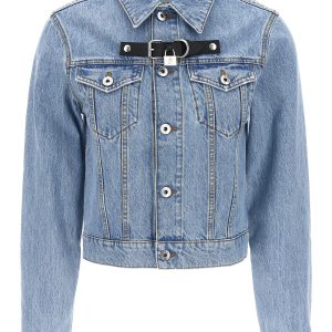 'Padlock Strap Trucker' jacket