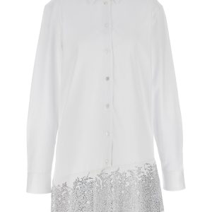 Rhinestone shirt dress