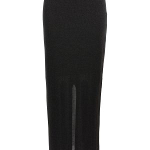 Vanity and lamé skirt