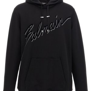 Velvet logo hoodie