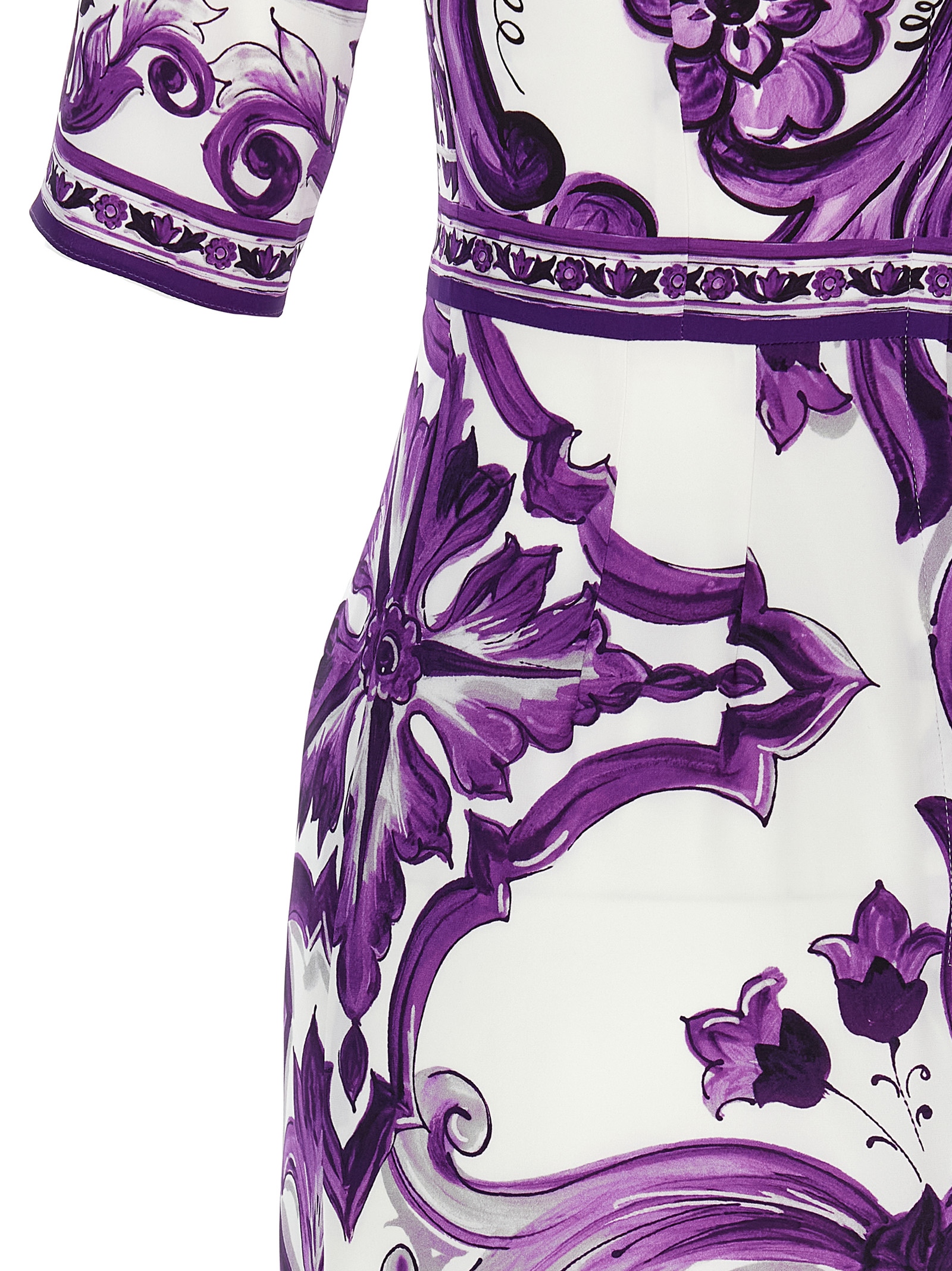 'Maiolica' print dress - immagine 4