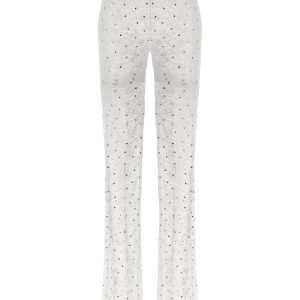 Rhinestone lace leggings