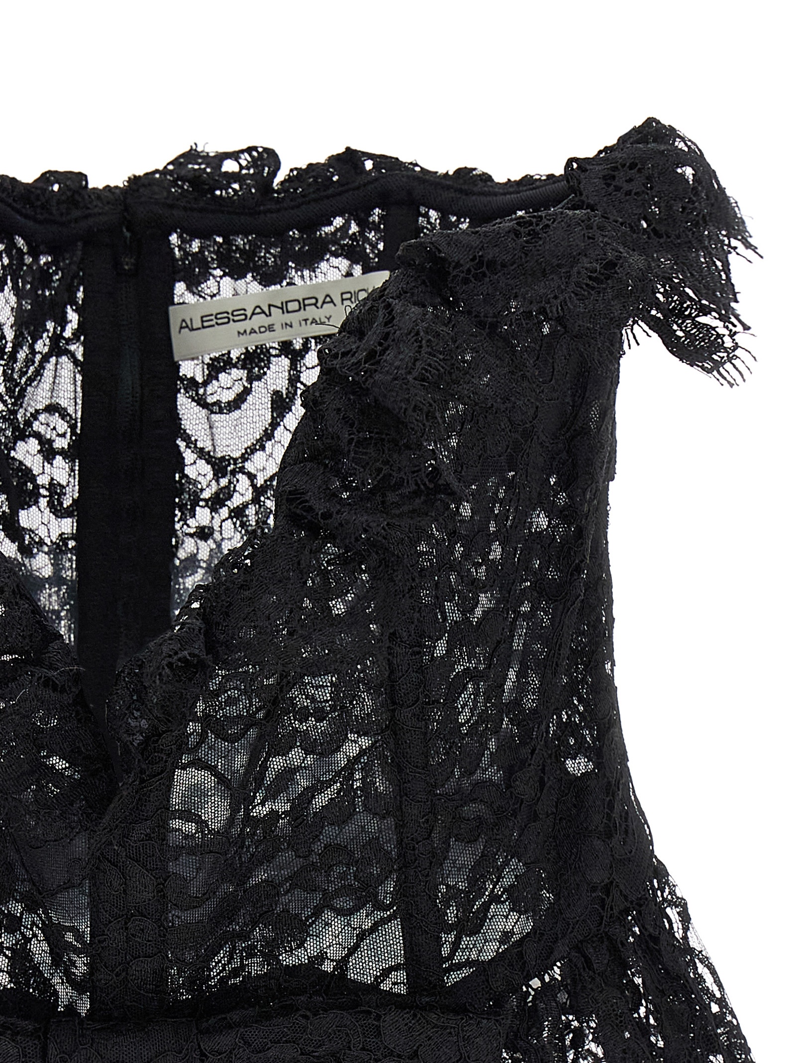 Lace bow bustier top - immagine 3