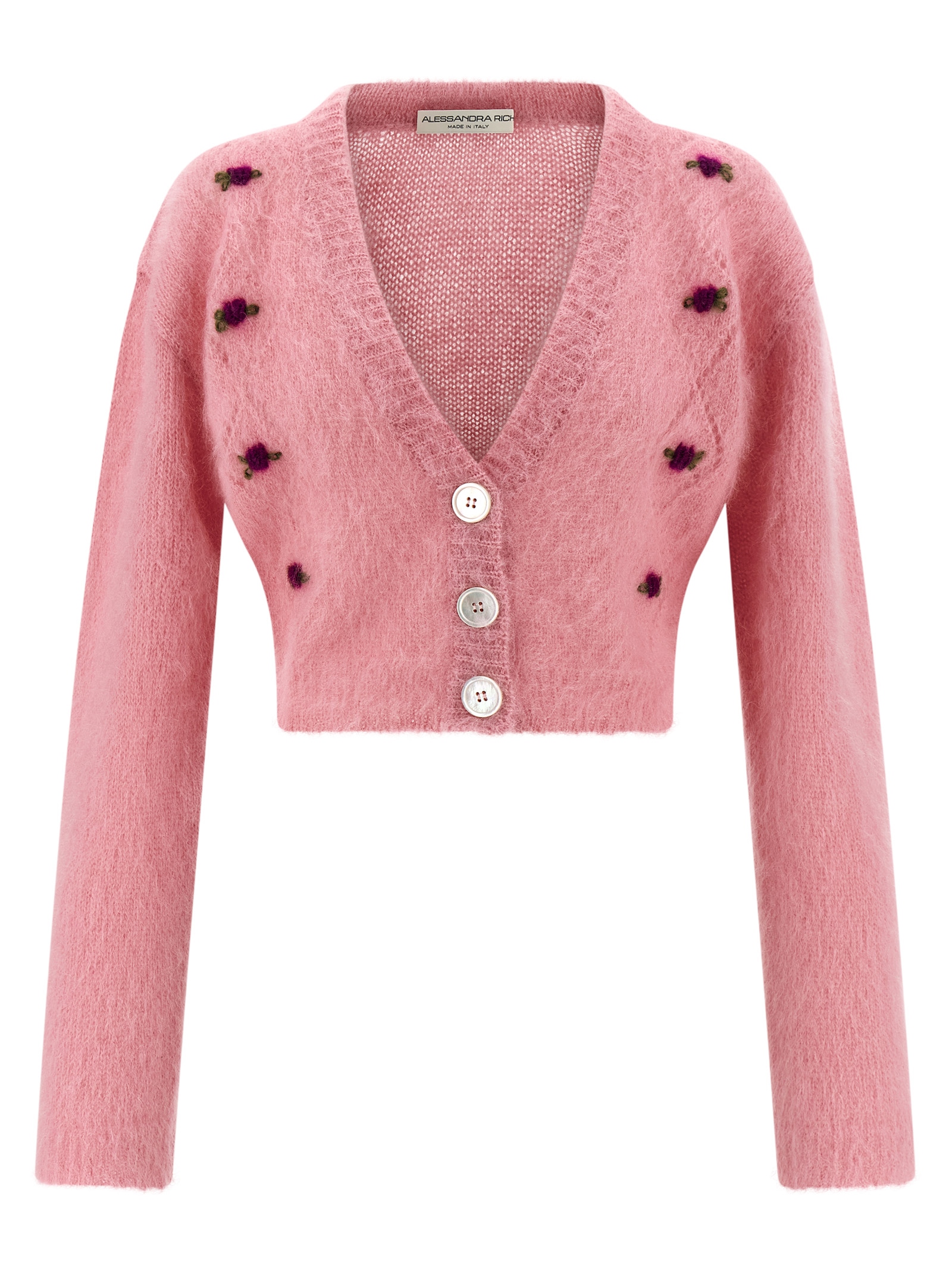 'Carded Mohair' cardigan