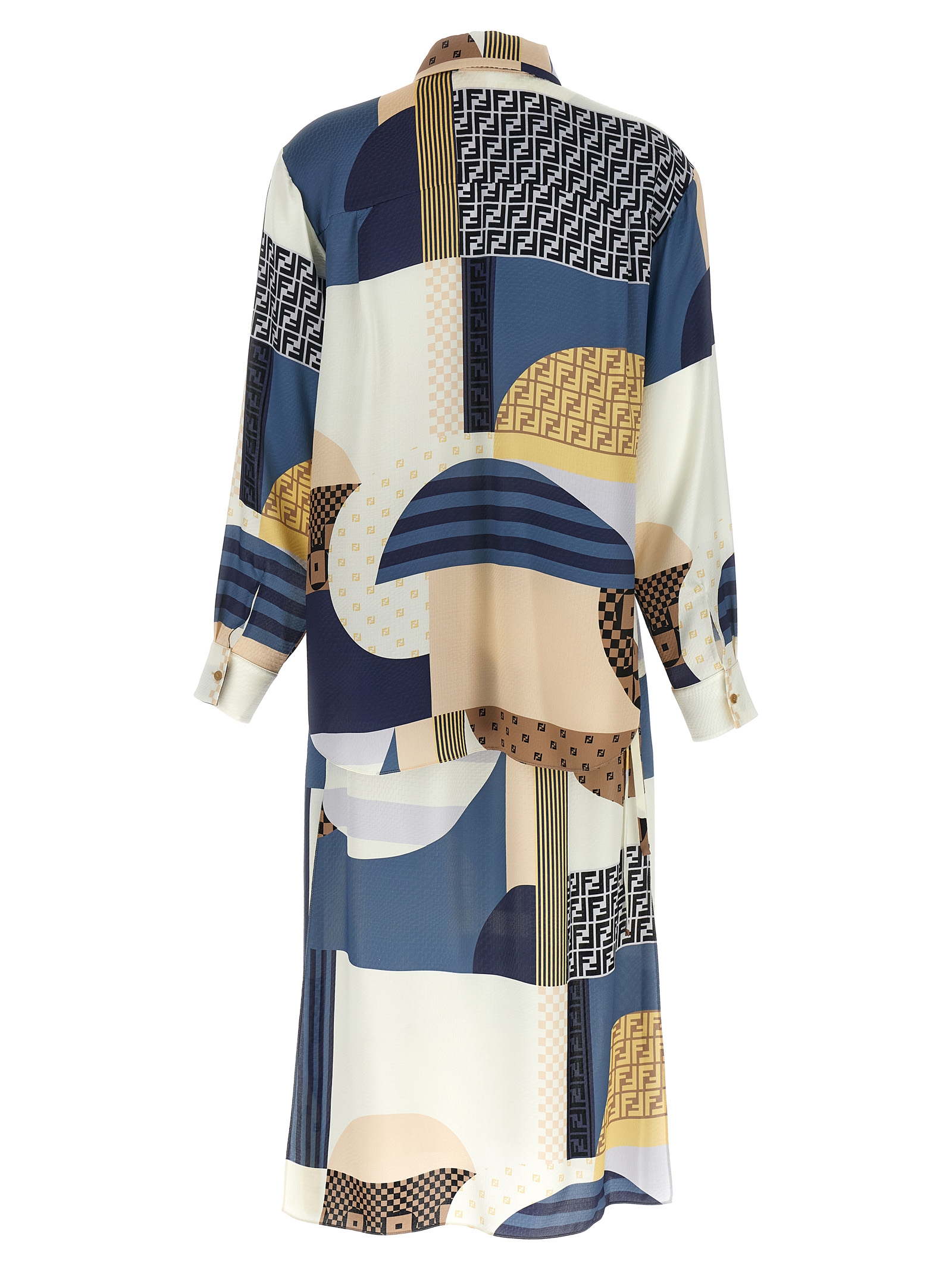Patchwork silk dress - immagine 2