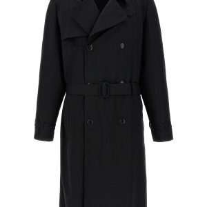 Wool trench coat