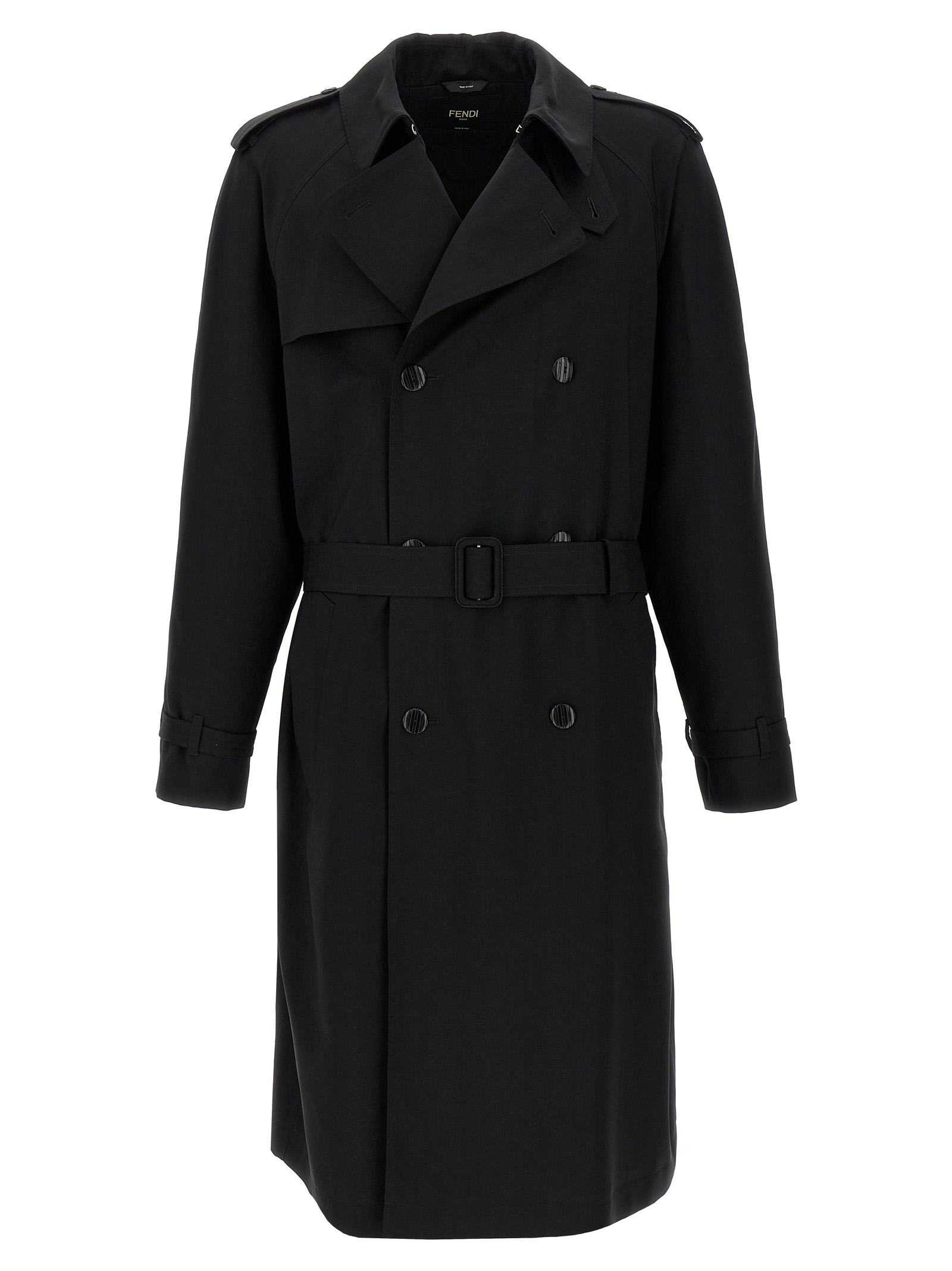 Wool trench coat