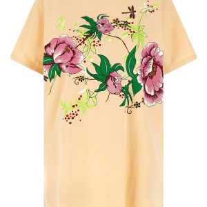 'Peonies Kimono' dress