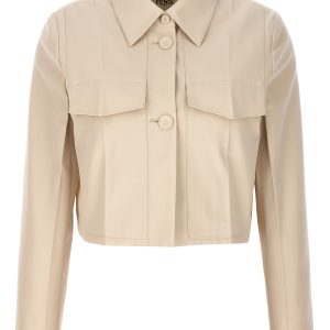 Tailored crop jacket