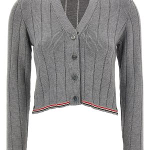 'RWB' jacquard cardigan