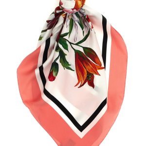 Floral print scarf