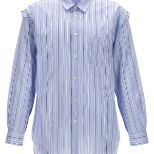 Unfinished striped shirt