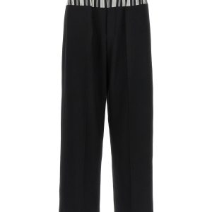 Basque trompe l'oeil pants