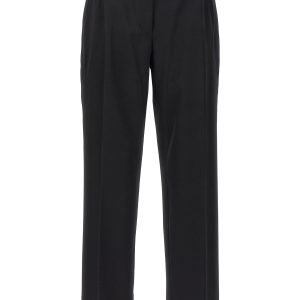 Wool canvas trousers