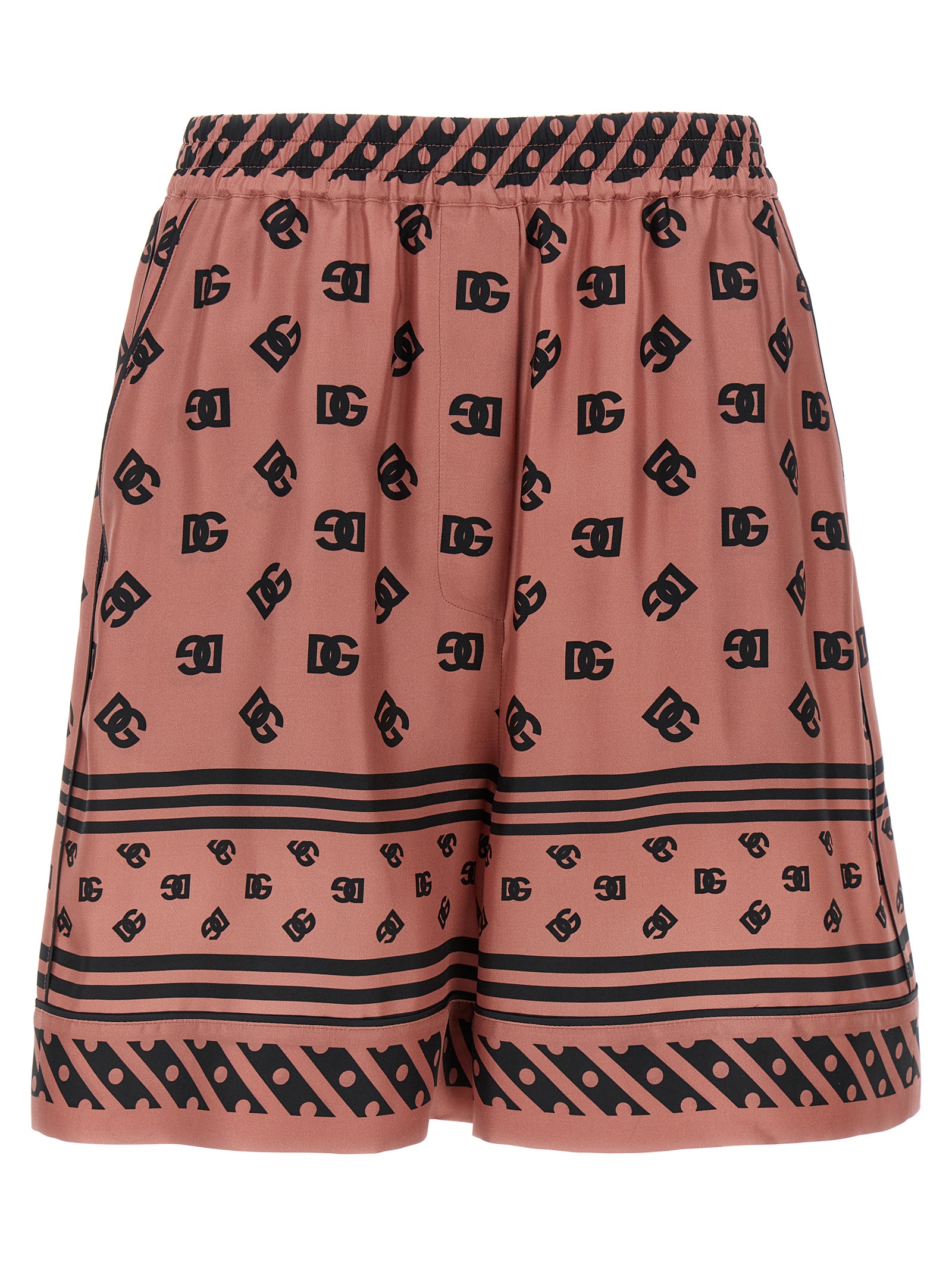 Silk bermuda shorts