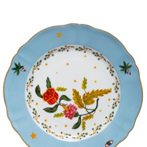 Floral dinner plate