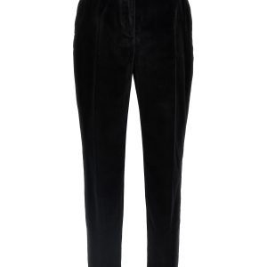 Velvet tuxedo pants