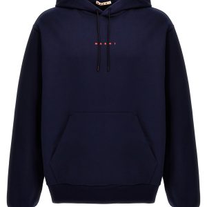 Logo print hoodie