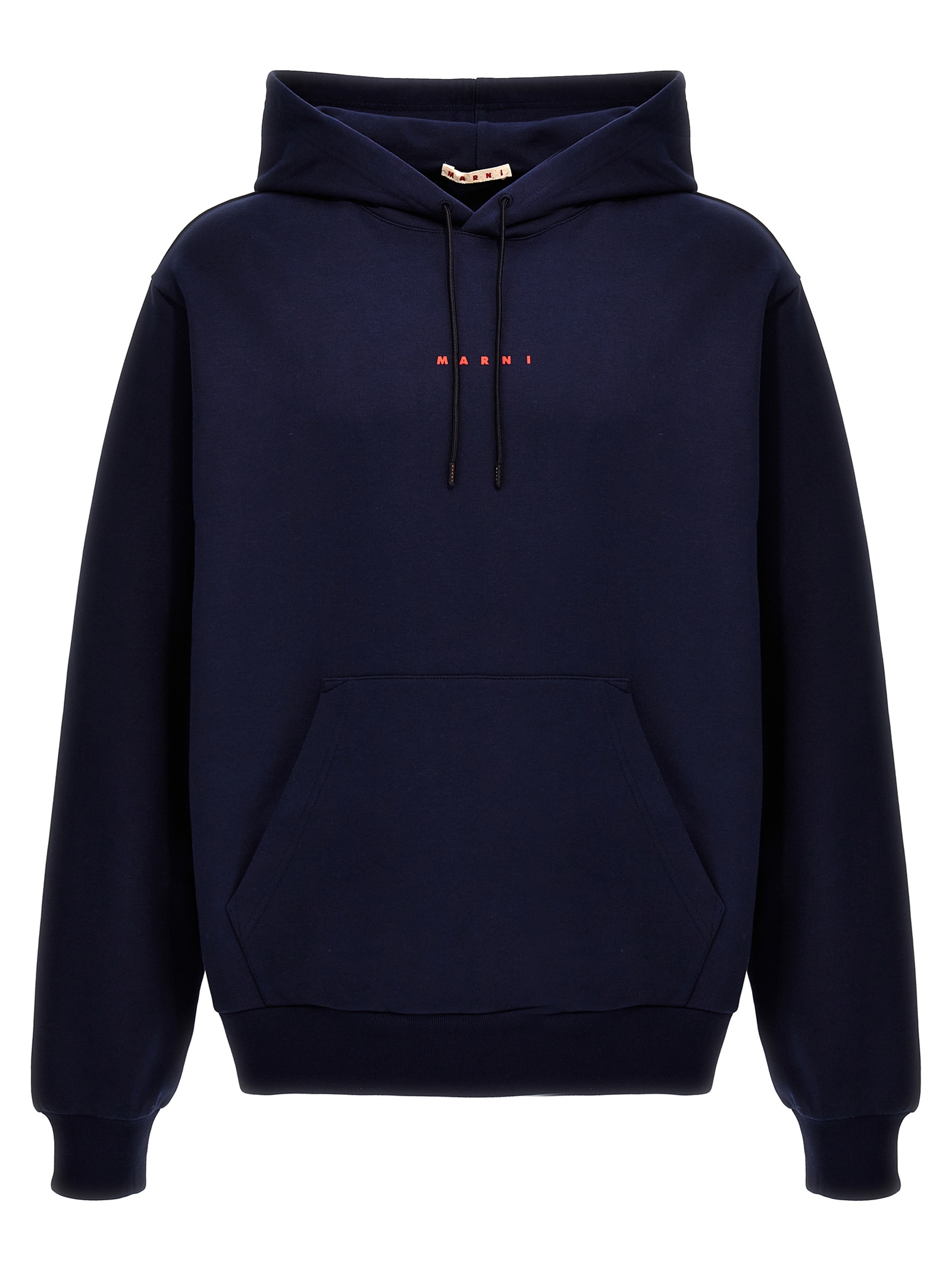 Logo print hoodie