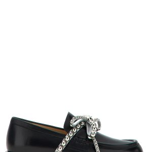 'Crystal Studs' loafers