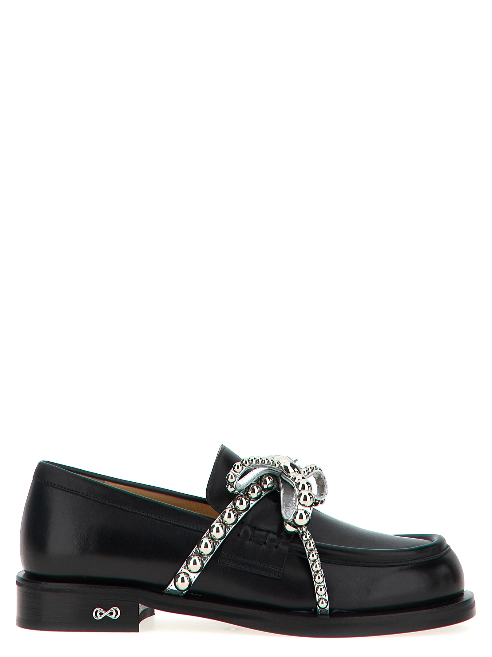 'Crystal Studs' loafers