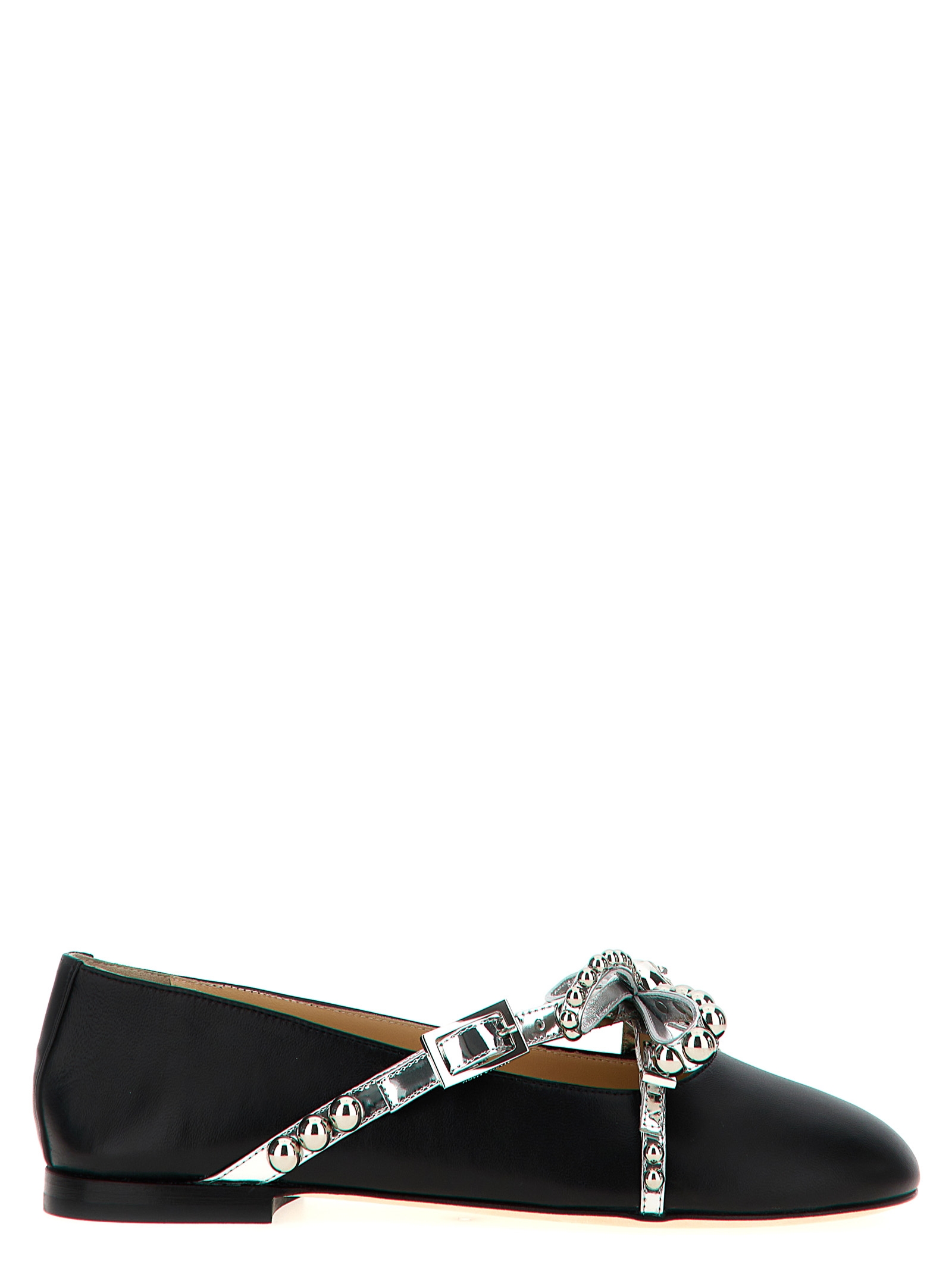 'Crystal Studs' ballet flats