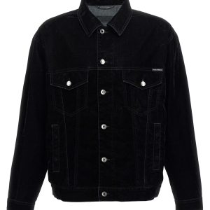 Velvet shirt jacket