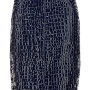 Croc print skirt