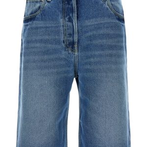 High waist bermuda shorts