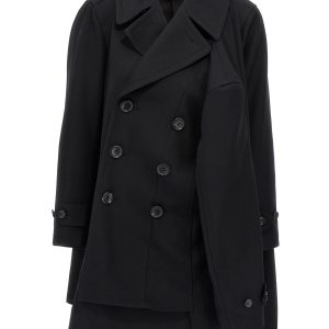 Double-breasted coat 4 sleeves