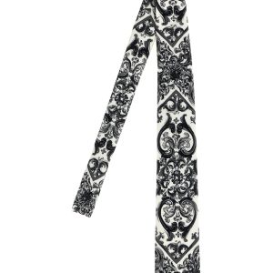 'Maiolica' print tie